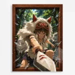 Anime Metal Poster Wall Decor - Forest Princess - San