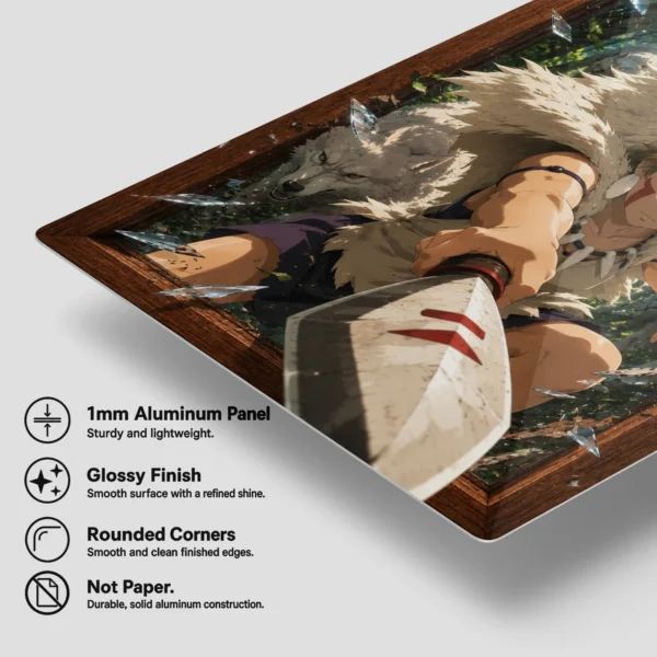 Anime Metal Poster Wall Decor - Forest Princess - San - Image 6