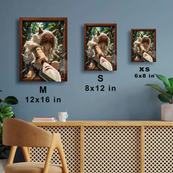 Anime Metal Poster Wall Decor - Forest Princess - San - Image 7