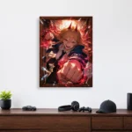 Anime Metal Poster Wall Decor - Chainsaw Power - Image 4