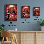 Anime Metal Poster Wall Decor - Chainsaw Power - Image 7
