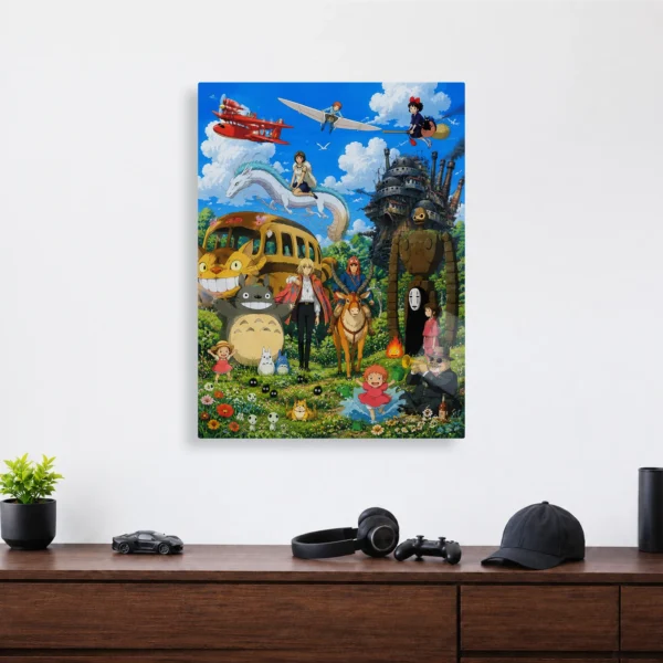 Anime Metal Poster Wall Decor - Ghibli - Image 4
