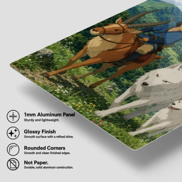 Anime Metal Poster Wall Decor - Forest Princess - Image 6