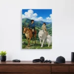 Anime Metal Poster Wall Decor - Forest Princess - Image 4