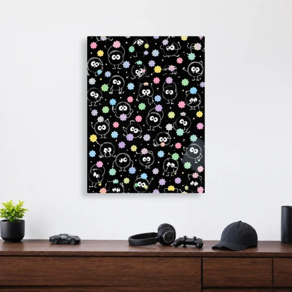 Anime Metal Poster Wall Decor - Forest Spirit - Soot Sprites - Image 4