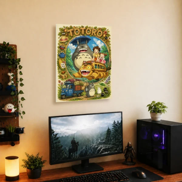 Anime Metal Poster Wall Decor - Forest Spirit - Image 5