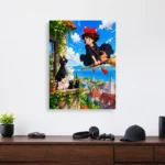 Anime Metal Poster Wall Decor - Witch Delivery - Kiki - Image 4