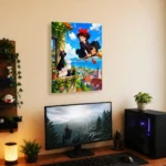 Anime Metal Poster Wall Decor - Witch Delivery - Kiki - Image 5