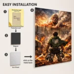 Anime Metal Poster Wall Decor - AOT - Image 2