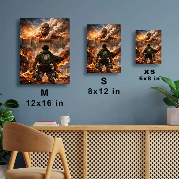 Anime Metal Poster Wall Decor - AOT - Image 7
