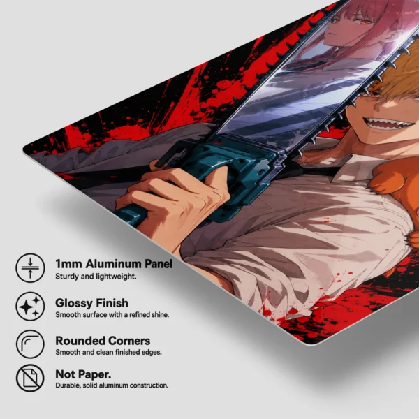 Anime Metal Poster Wall Decor - Chainsaw - Image 6