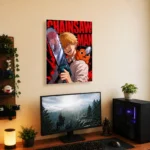 Anime Metal Poster Wall Decor - Chainsaw - Image 5