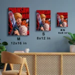 Anime Metal Poster Wall Decor - Chainsaw - Image 7
