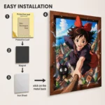 Anime Metal Poster Wall Decor - Witch Delivery - A - Image 2