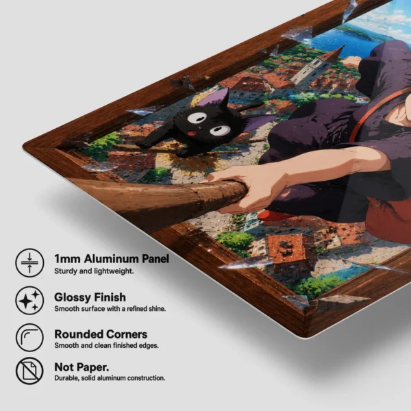 Anime Metal Poster Wall Decor - Witch Delivery - A - Image 6