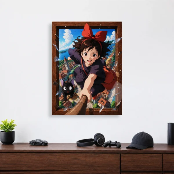 Anime Metal Poster Wall Decor - Witch Delivery - A - Image 4