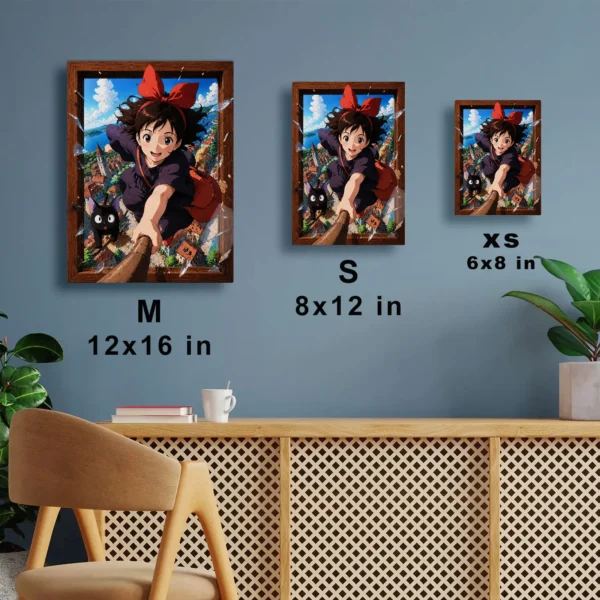 Anime Metal Poster Wall Decor - Witch Delivery - A - Image 7