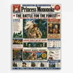 Anime Metal Poster Wall Decor - Forest Princess - A