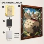 Anime Metal Poster Wall Decor - Forest Spirit - Totoro - Image 2