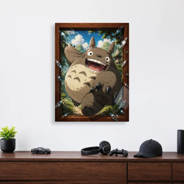 Anime Metal Poster Wall Decor - Forest Spirit - Totoro - Image 4