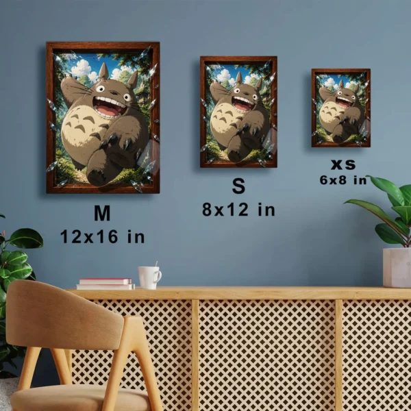 Anime Metal Poster Wall Decor - Forest Spirit - Totoro - Image 7
