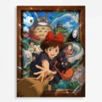 Anime Metal Poster Wall Decor - Ghibli - A