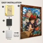 Anime Metal Poster Wall Decor - Ghibli - A - Image 2