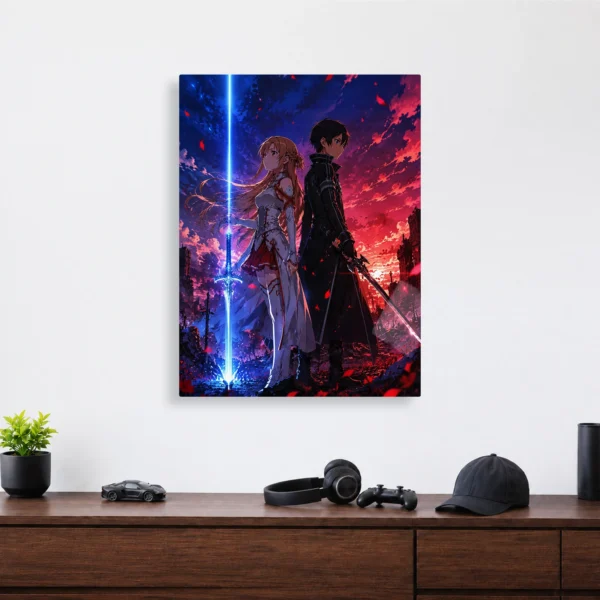 Anime Metal Poster Wall Decor - SAO - Image 4