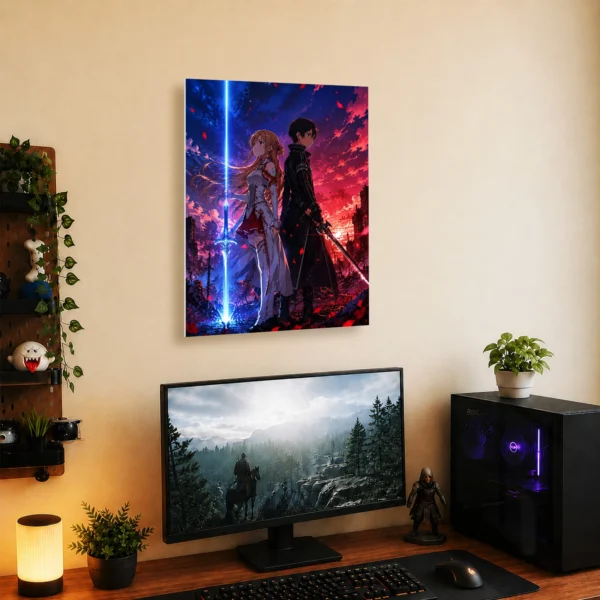 Anime Metal Poster Wall Decor - SAO - Image 5