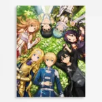 Anime Metal Poster Wall Decor - SAO - A