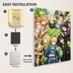 Anime Metal Poster Wall Decor - SAO - A - Image 2