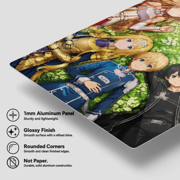 Anime Metal Poster Wall Decor - SAO - A - Image 6