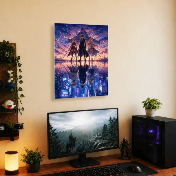 Anime Metal Poster Wall Decor - SAO - C - Image 5