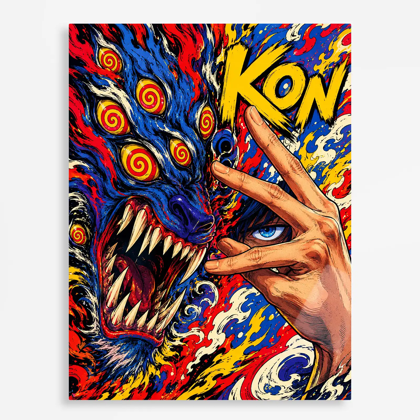 anime metal poster (41) s1 Anime Metal Poster Wall Decor - Chainsaw - A - Image 1