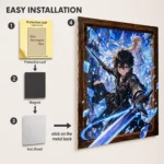 Anime Metal Poster Wall Decor - SAO - E - Image 2