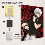 Anime Metal Poster Wall Decor - Tokyo - Ken Kaneki - Image 2