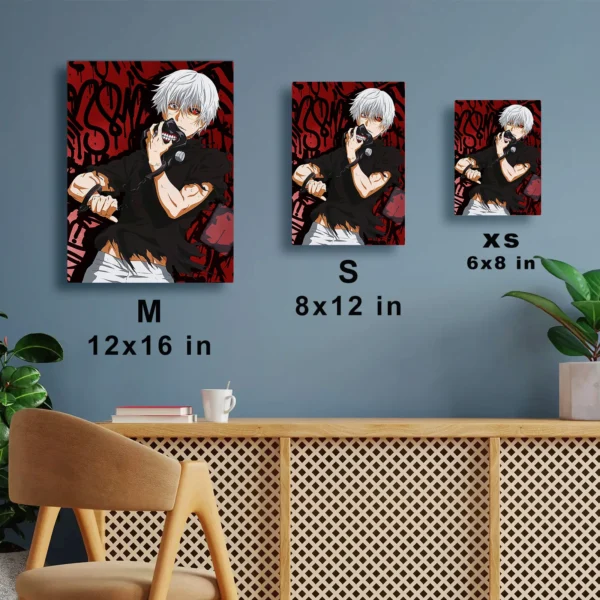 Anime Metal Poster Wall Decor - Tokyo - Ken Kaneki - Image 7