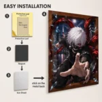 Anime Metal Poster Wall Decor - Tokyo - Ken Kaneki - D - Image 2