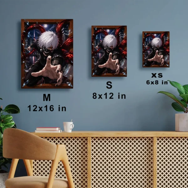 Anime Metal Poster Wall Decor - Tokyo - Ken Kaneki - D - Image 7