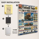 Anime Metal Poster Wall Decor - Vinland - Thorfinn - A - Image 2