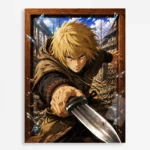 Anime Metal Poster Wall Decor - Vinland - Thorfinn - B