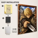 Anime Metal Poster Wall Decor - Vinland - Thorfinn - B - Image 2