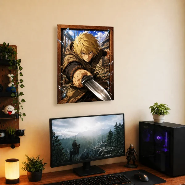 Anime Metal Poster Wall Decor - Vinland - Thorfinn - B - Image 5
