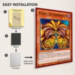 Anime Metal Poster Wall Decor - YGO Exodia The Forbidden One - Image 2