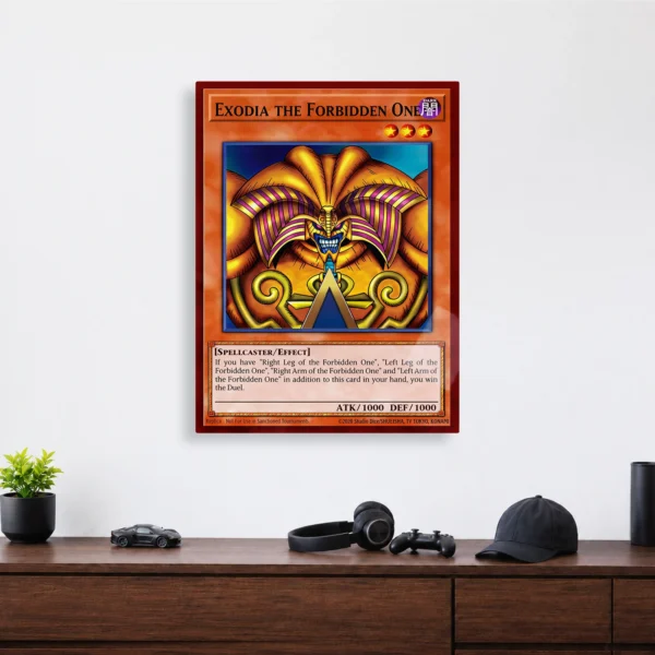 Anime Metal Poster Wall Decor - YGO Exodia The Forbidden One - Image 4