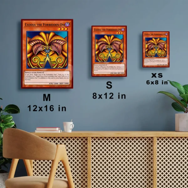 Anime Metal Poster Wall Decor - YGO Exodia The Forbidden One - Image 7