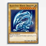Anime Metal Poster Wall Decor - YGO Blue-Eyes White Dragon - A