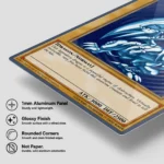 Anime Metal Poster Wall Decor - YGO Blue-Eyes White Dragon - A - Image 6