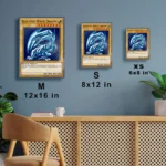 Anime Metal Poster Wall Decor - YGO Blue-Eyes White Dragon - A - Image 7