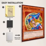 Anime Metal Poster Wall Decor - YGO Dark Magician Girl - Image 2